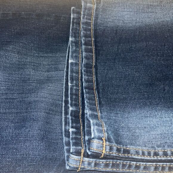 Calvin Klein Blue Relaxed Straight 5 Pocket Men's Jeans Size 36 - Picture 6 of 10